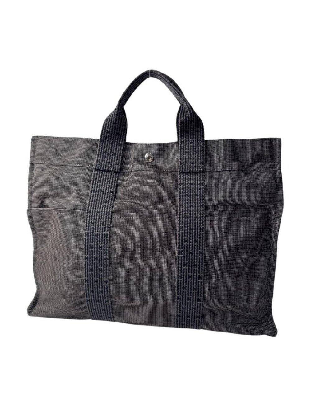 Hermes Her Line Tote MM Gray